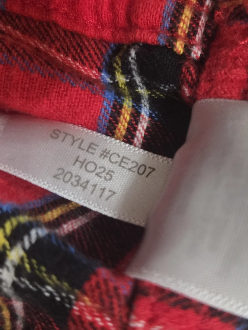 J. Crew Red Plaid Cotton Flannel Pajama Pants, Mens Size Small